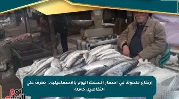ارتفاع ملحوظ في أسعار السمك اليوم بالإسماعيلية.. تعرف على التفاصيل كاملة